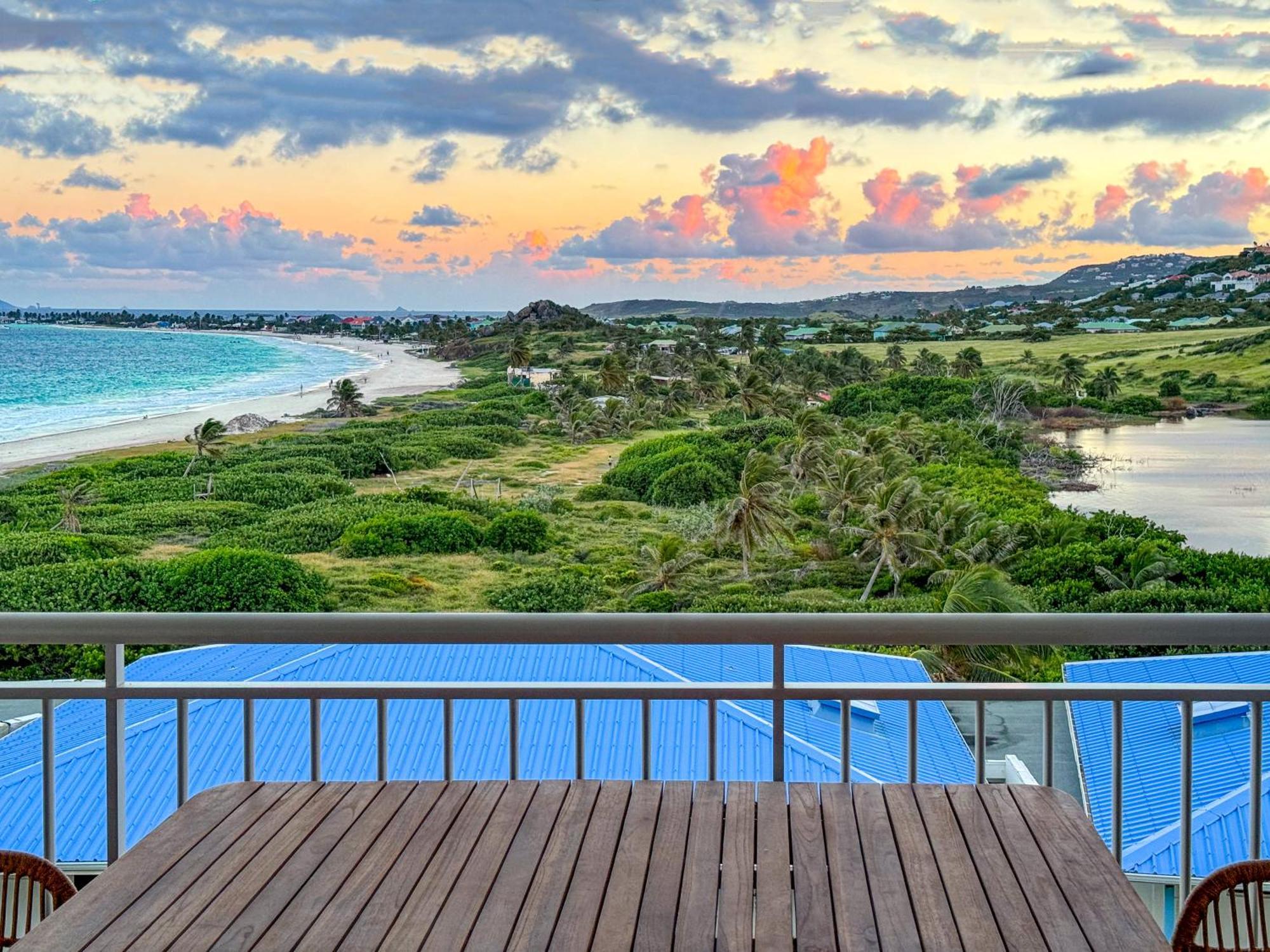 Top Floor Unit 520 Ft2 - 48 M2 With Stunning Dominant View On Ocean, St Barth, Orient Bay Cul de Sac Eksteriør bilde