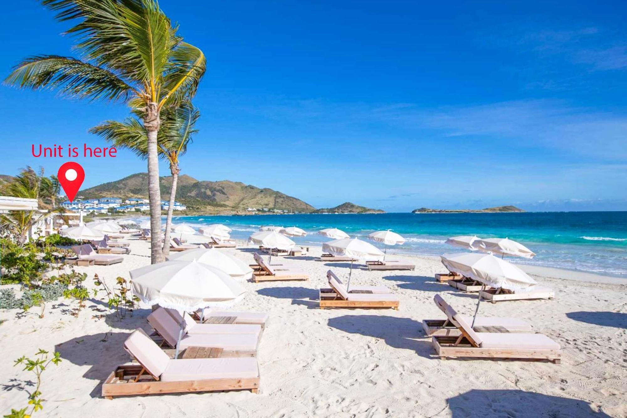 Top Floor Unit 520 Ft2 - 48 M2 With Stunning Dominant View On Ocean, St Barth, Orient Bay Cul de Sac Eksteriør bilde